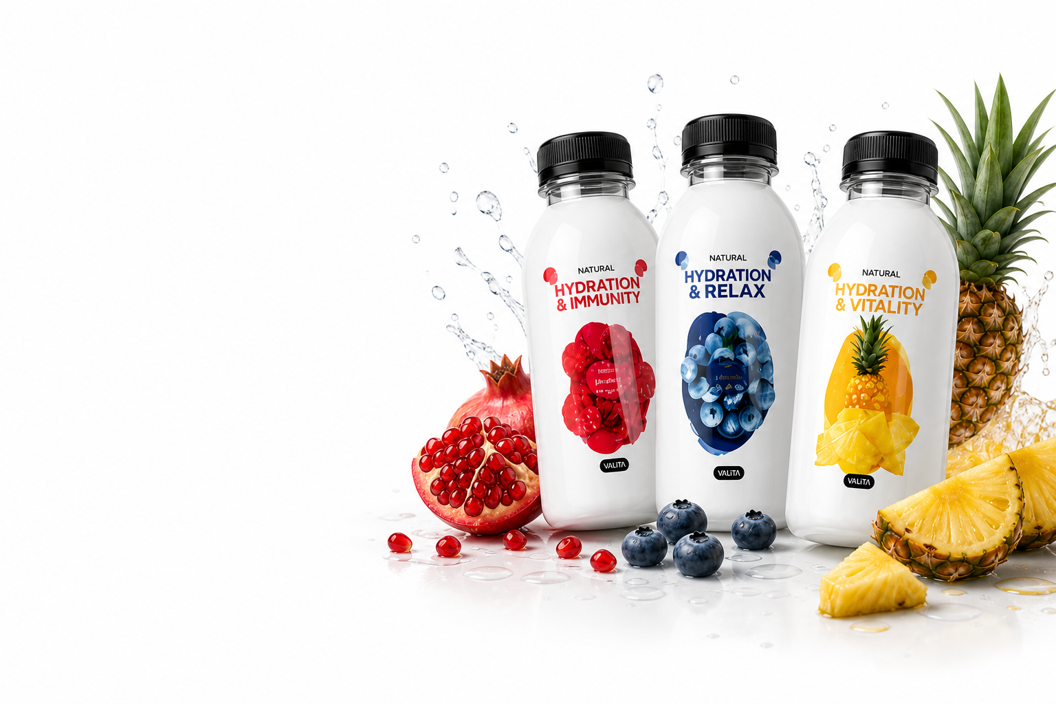 Les trois formules VALITA : Immunity, Relax et Vitality